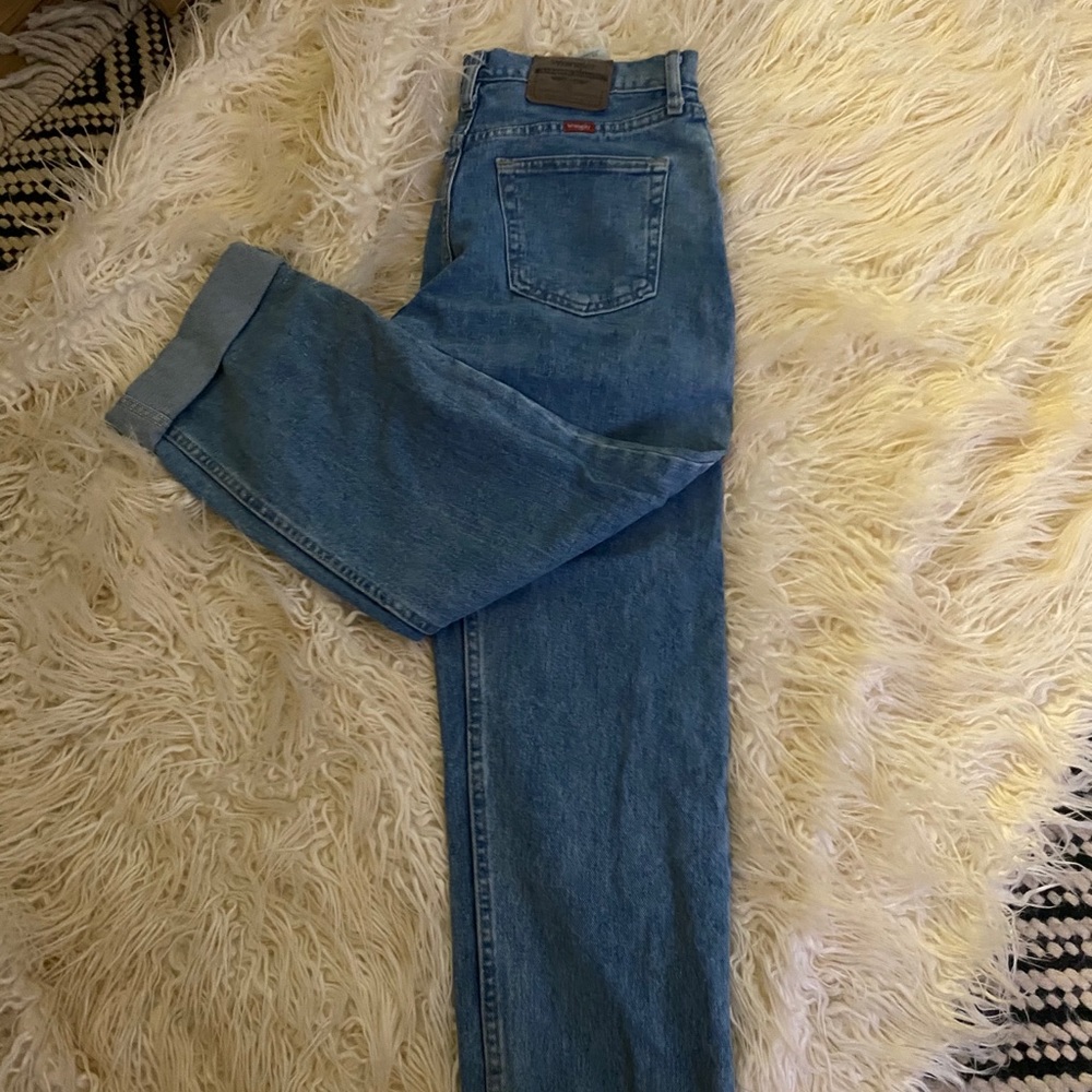 Men’s wrangler regular fit light wash jeans 31x30